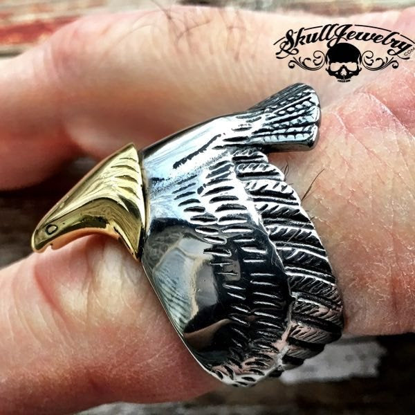 american bald eagle ring