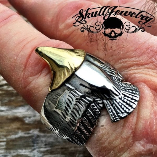 'Thunderbird' Strength, Courage & Wisdom Eagle Ring