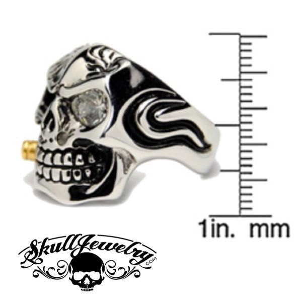 big bold skull ring