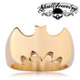 GOLD 'Batman' Stainless Steel Ring (#432)