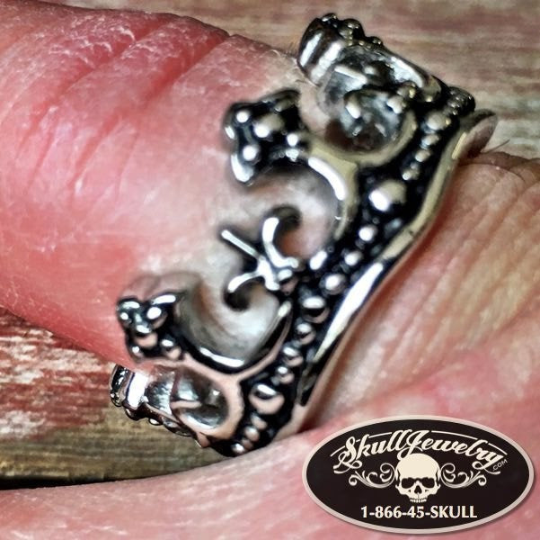 Royal Crown Stainless Steel Ring
