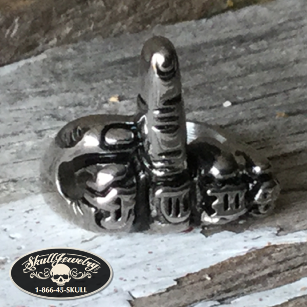 Flip The Bird' ring