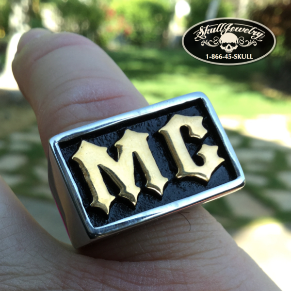 MC - Gold-Tone/Stainless Steel Ring (#530)