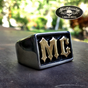 MC - Gold-Tone/Stainless Steel Ring (#530)