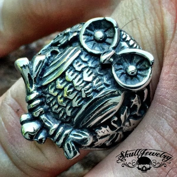 'Athene Noctua' Famous Owl Ring