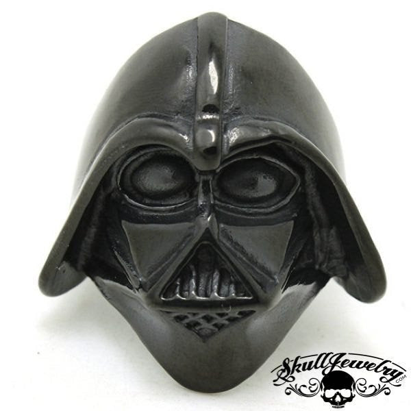 Black "Darth Vader" Stainless Steel Ring