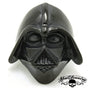 BLACK "Darth Vader" Stainless Steel Ring (#589)