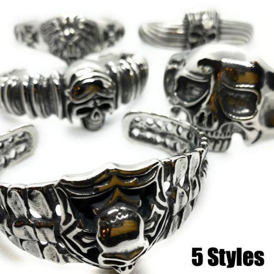 5 styles of bangle bracelets