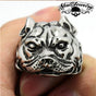 Don't Ask Me No Questions - Pitbull Ring With Heavy Chain Around Neck (#651)