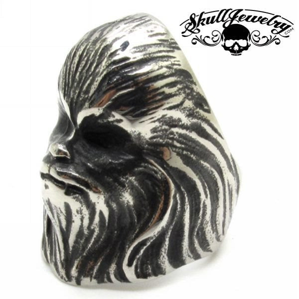 Chewbacca Stainless Steel Ring from Star Wars