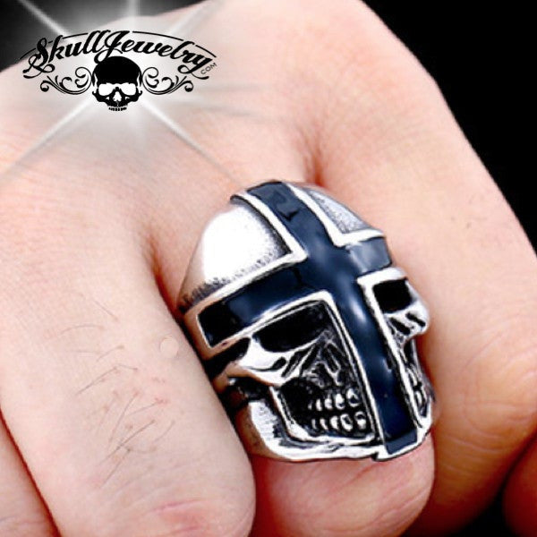 'Holy Crusader' Skull Ring