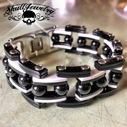 Opposites Attract Steel Bracelet