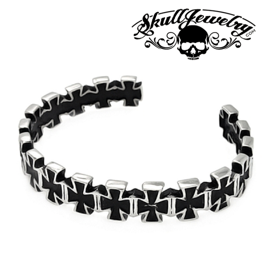 Iron Cross Cuff Bracelet