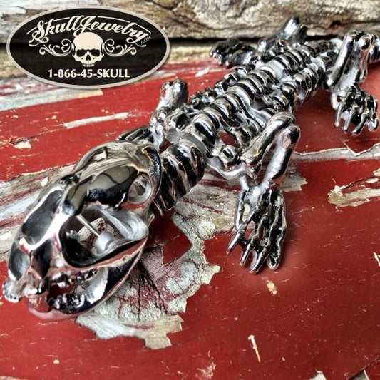 Stainless Steel Dinosaur Skeleton Bracelet (#834)