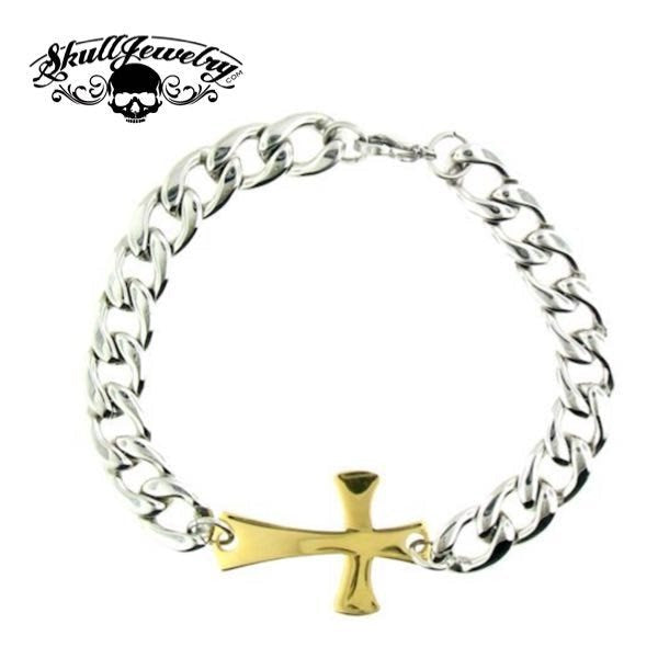 'Jesus Is Just Alright With Me' Cross Bracelet