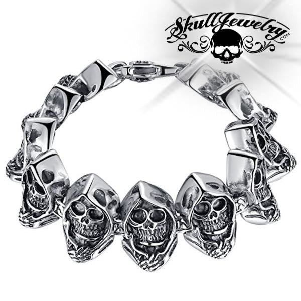 'Grim Reaper' Skull Bracelet