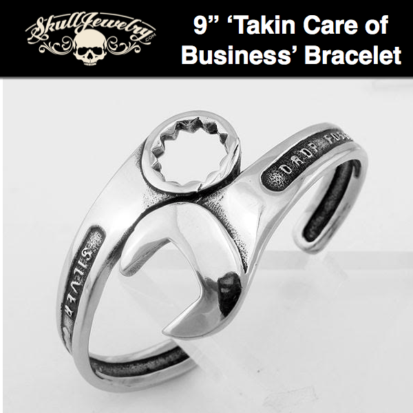 'Takin Care Of Business' Wrench Bracelet