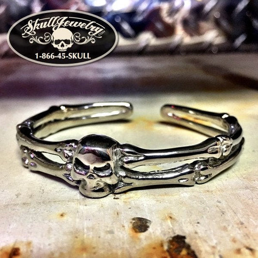 Skull & Crossbones Cuff Bracelet