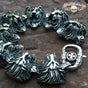 Lion Heart - Big Bold Heavy Lion Bracelet (#882)