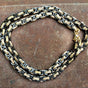 Black and Gold Necklace Combo Bracelet (set004)