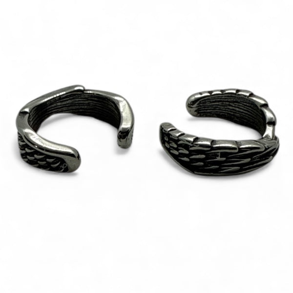 Angel Wing Armor Cuff Earrings