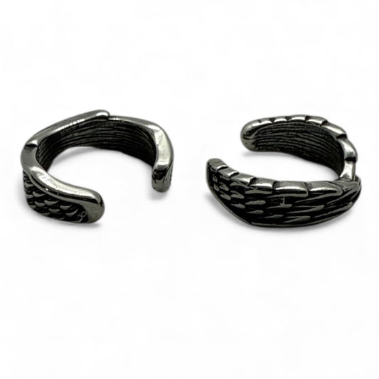 Angel Wing Armor Cuff Earrings
