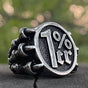 Big & Bold 1%er Biker Ring w/Claws (#219)