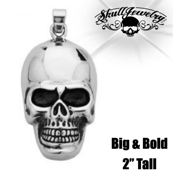 Big Polished Skull Pendant