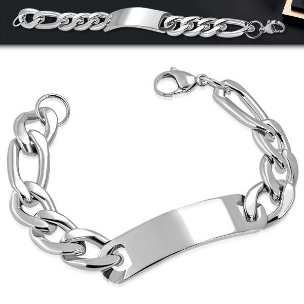 Bigger Plated Stainless Steel Bracelet