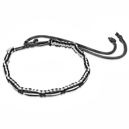 Black/White Friendship Bracelet