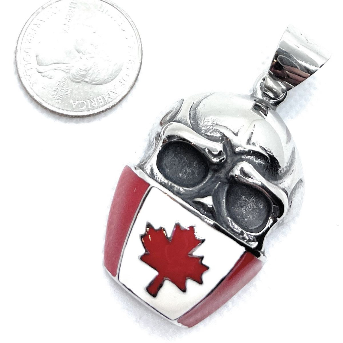 Canada Skull Pendant