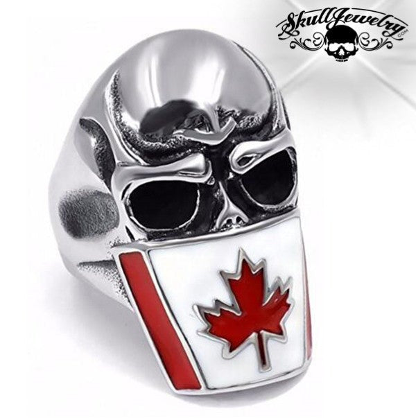 Canadian Skull Ring