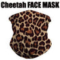 LADIES Dust Mask For Riding - 'Cheetah' Face Mask - 14 Different Uses  (#mask042)