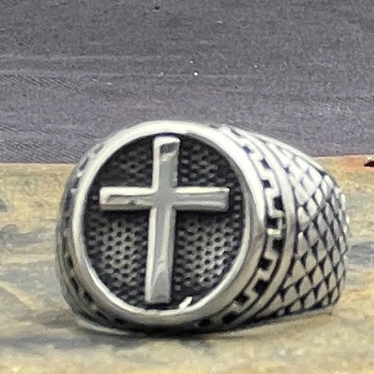 'Cruz Cristiana' Cross Ring