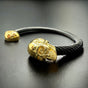 Dark Dominion Gold Skulls Bracelet (#c579)