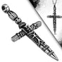 Detailed Totem Cross Pendant (#c343)