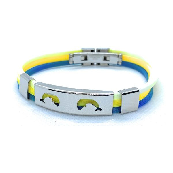 Dolphin Rubber Clasp Bracelet