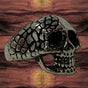 Eclipse Cráneo Luxe - Skull Ring with Scales & Fade Design (#4306)