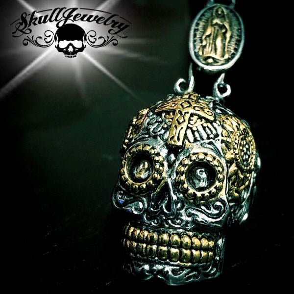 "El Dios Sol" Son God Skull Pendant
