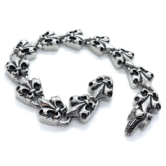 Fleur De Lis Shield Bracelet