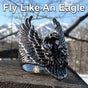 Fly Like an Eagle – Big, Bold & Heavy Stainless Steel Biker Ring (#329)