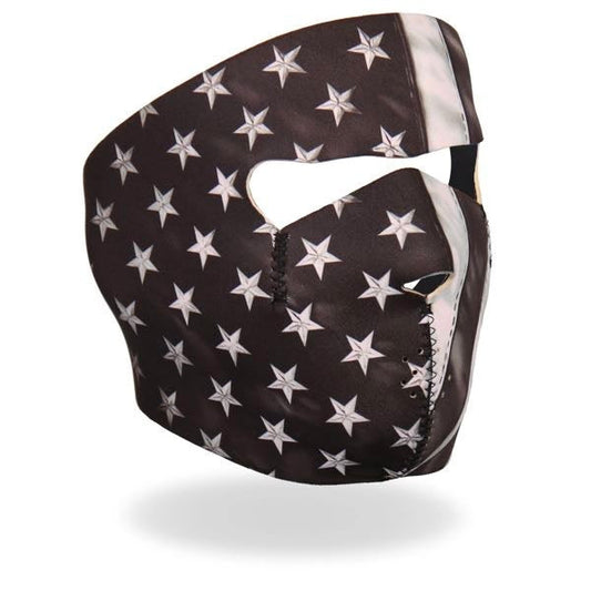 Freedom Fighter Black And White Face Mask