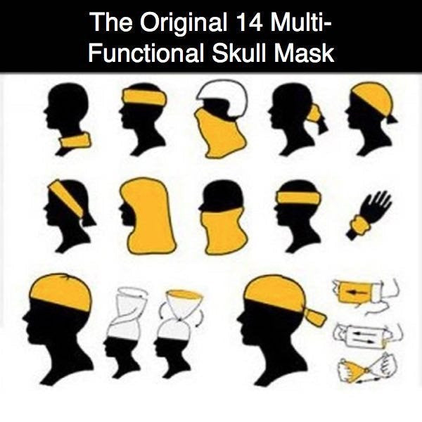 Ghost Skull Face Mask - 14 Differnet Uses