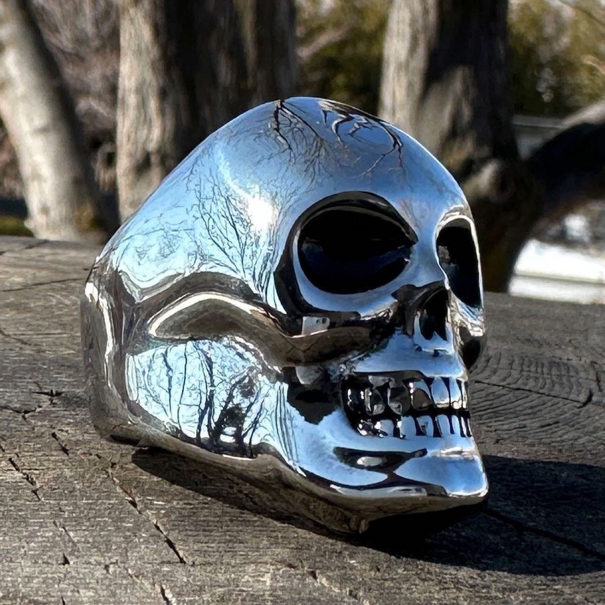 Ghost rider skull ring