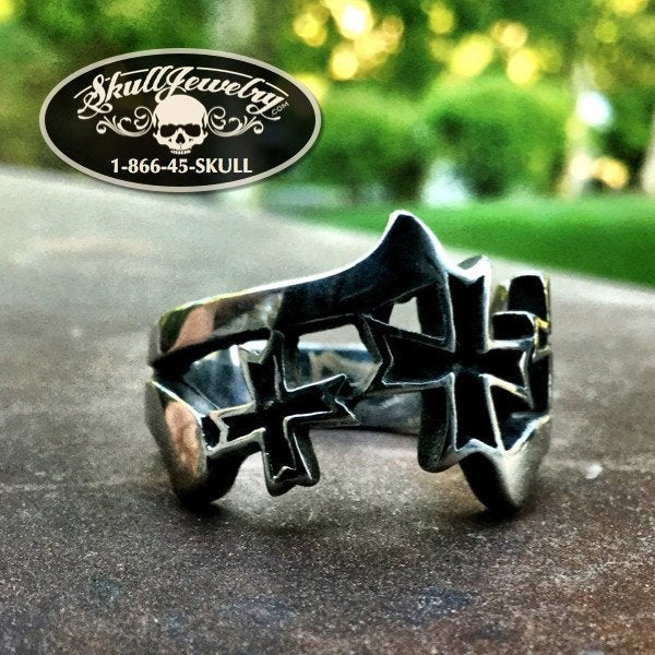 'Gimme Three Steps' Triple Cross Ring