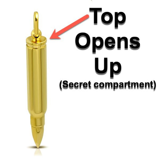 Gold-Tone Pendant with secret compartment
