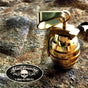 Gold Grenade Pendant (#p062)