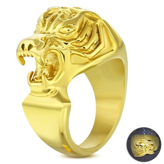 Gold Tiger Ring