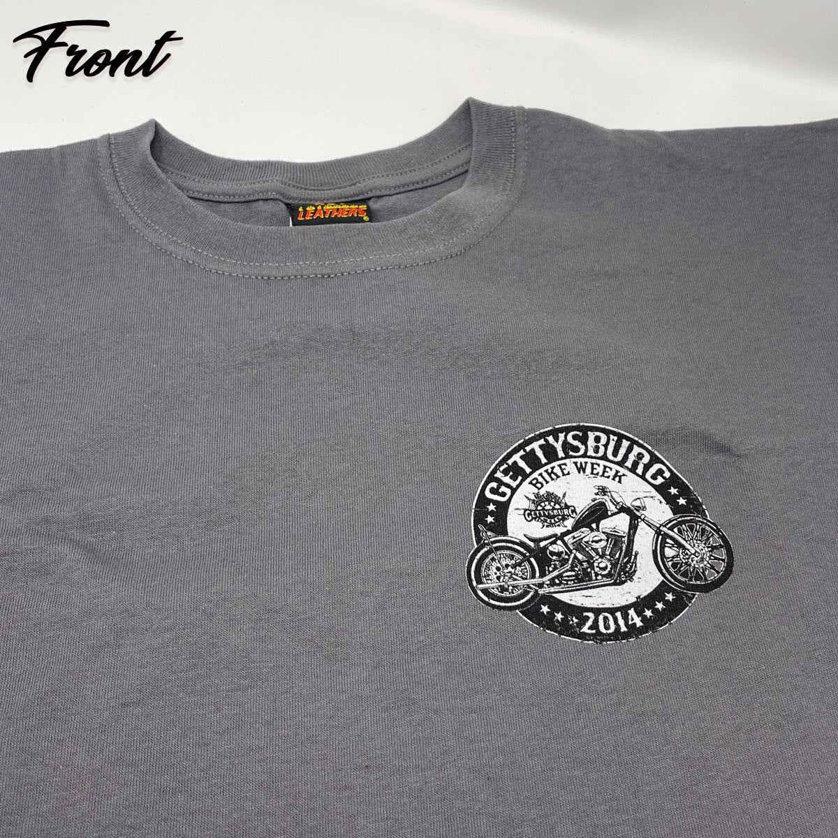 Gray - Gettysburg Bike Week T-Shirt