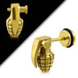 Grenade Earring (#c456)
